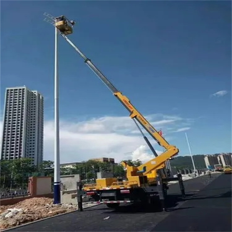 成都维修路灯的曲臂升降车出租